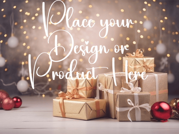 Download Christmas Background for Product Mockups - Product mockup Collection