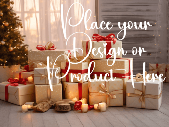 Download Christmas Background for Product Mockups - Product mockup Collection