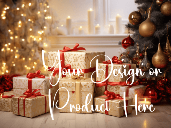Download Christmas Background for Product Mockups - Product mockup Collection