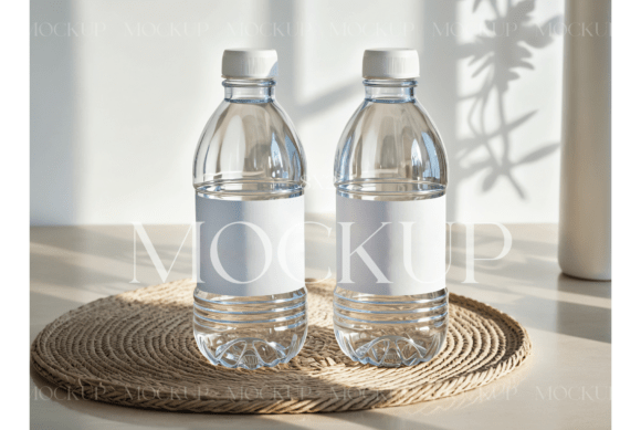 Download Minimalist Water Bottle Label Mockup - Premium Resources