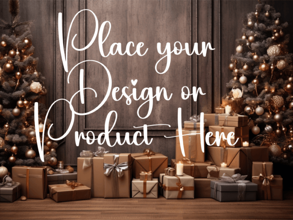Download Christmas Background for Product Mockups - Product mockup Collection