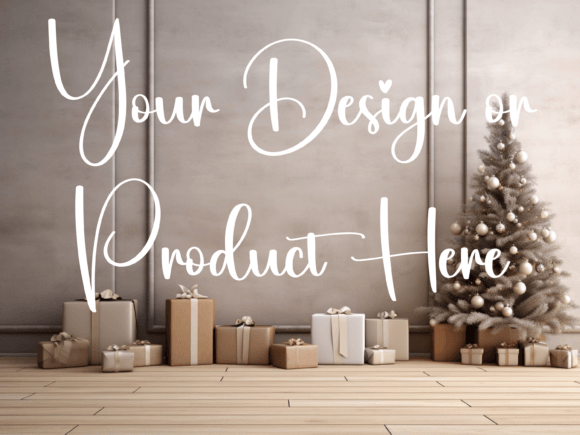 Download Christmas Background for Product Mockups - Product mockup Collection